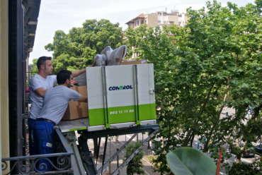 Mudanza en Avenida Diagonal de Barcelona